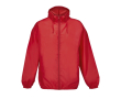 190T polyester windbreaker jacket with hood SOL'S colour red