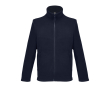Unisex microfleece jacket with zip and pockets SOL'S colour navy-blue