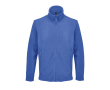 Unisex microfleece jacket with zip and pockets SOL'S colour royal blue