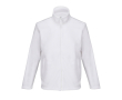 Unisex microfleece jacket with zip and pockets SOL'S colour white