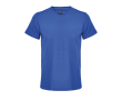 Unisex semi-combed cotton V-neck T-shirt SOL'S colour royal blue