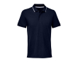 Unisex cotton polo with contrast stripe 200g/m² SOL'S PALERMO colour bondi blue