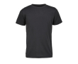 Kids’ recycled polyester sports T-shirt 150g/m² SOL'S SPRINT colour black
