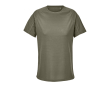Women's breathable recycled polyester T-shirt SOL'S colour military green