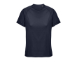 Women's breathable recycled polyester T-shirt SOL'S colour navy-blue
