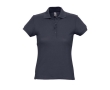 Slim fit women's polo shirt, 100% cotton, 170 g/m2, SOL'S Passion colour dark blue