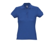 Slim fit women's polo shirt, 100% cotton, 170 g/m2, SOL'S Passion colour royal blue