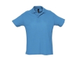 Polo shirt made from 100% cotton, 170 g/m2, SOL'S Planet Men colour cyan blue