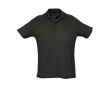 Polo shirt made from 100% cotton, 170 g/m2, SOL'S Planet Men colour black