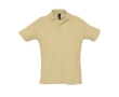 Polo shirt made from 100% cotton, 170 g/m2, SOL'S Planet Men colour light brown