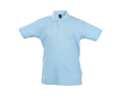 Children's polo shirts, 100% cotton, 170 g/m2, SOL'S Summer II colour pastel blue