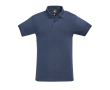 2-button polo shirt, 100% cotton, 180 g/m2, SOL'S Perfect, colour denim blue
