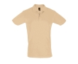 2-button polo shirt, 100% cotton, 180 g/m2, SOL'S Perfect, colour beige