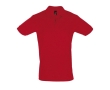 2-button polo shirt, 100% cotton, 180 g/m2, SOL'S Perfect, colour red