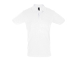 2-button polo shirt, 100% cotton, 180 g/m2, SOL'S Perfect, colour white