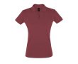 Polo shirt for women, cotton, 180 g/m2, SOL'S Perfect Women colour burgundy
