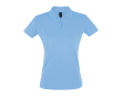 Polo shirt for women, cotton, 180 g/m2, SOL'S Perfect Women colour pastel blue