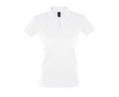 Polo shirt for women, cotton, 180 g/m2, SOL'S Perfect Women colour white