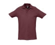 Polo shirt made from cotton, 210 g/m2, SOL'S Spring colour burgundy