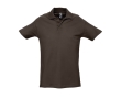 Polo shirt made from cotton, 210 g/m2, SOL'S Spring colour dark brown