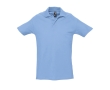 Polo shirt made from cotton, 210 g/m2, SOL'S Spring colour light blue