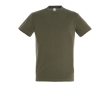 Unisex t-shirt from 100% cotton, 150 g/m2, SOL'S Regent colour military green