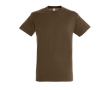 Unisex t-shirt from 100% cotton, 150 g/m2, SOL'S Regent colour brown
