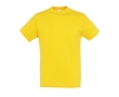 Unisex t-shirt from 100% cotton, 150 g/m2, SOL'S Regent colour dark yellow