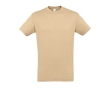 Unisex t-shirt from 100% cotton, 150 g/m2, SOL'S Regent colour light brown