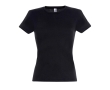 Women's t-shirt made of 100% cotton, 150 g/m2, SOL'S Miss colour black