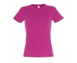 Women's t-shirt made of 100% cotton, 150 g/m2, SOL'S Miss colour fuchsia
