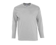 Long sleeve cotton t-shirt, 150 g/m2, SOL'S Monarch colour marbled grey