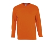 Long sleeve cotton t-shirt, 150 g/m2, SOL'S Monarch colour orange