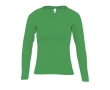 Women's long-sleeved cotton t-shirt, 150 g/m2, SOL'S Majestic colour green
