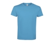 Unisex T-shirt made of 100% cotton, 190 g/m2, SOL'S Imperial colour cyan blue