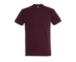 Unisex T-shirt made of 100% cotton, 190 g/m2, SOL'S Imperial colour garnet