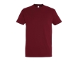 Unisex T-shirt made of 100% cotton, 190 g/m2, SOL'S Imperial colour mahogany