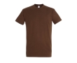 Unisex T-shirt made of 100% cotton, 190 g/m2, SOL'S Imperial colour brown