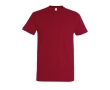 Unisex T-shirt made of 100% cotton, 190 g/m2, SOL'S Imperial colour dark red