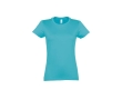 Women's 100% cotton t-shirt in colours, 190 g/m2, SOL'S Imperial colour light blue