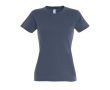 Women's 100% cotton t-shirt in colours, 190 g/m2, SOL'S Imperial colour denim blue