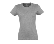 Women's 100% cotton t-shirt in colours, 190 g/m2, SOL'S Imperial colour marbled grey