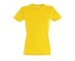 Women's 100% cotton t-shirt in colours, 190 g/m2, SOL'S Imperial colour dark yellow