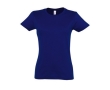 Women's 100% cotton t-shirt in colours, 190 g/m2, SOL'S Imperial colour ultramarine blue