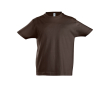 Children's t-shirt, 100% cotton, 190 g/m2, SOL'S Imperial colour dark brown