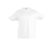 Children's t-shirt, 100% cotton, 190 g/m2, SOL'S Imperial colour white