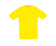 Breathable t-shirt made of polyester, 140 g/m2, SOL'S Pioneer colour yellow