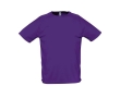 Breathable t-shirt made of polyester, 140 g/m2, SOL'S Pioneer colour violet
