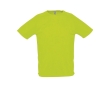 Breathable t-shirt made of polyester, 140 g/m2, SOL'S Pioneer colour neon green
