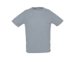 Breathable t-shirt made of polyester, 140 g/m2, SOL'S Pioneer colour grey